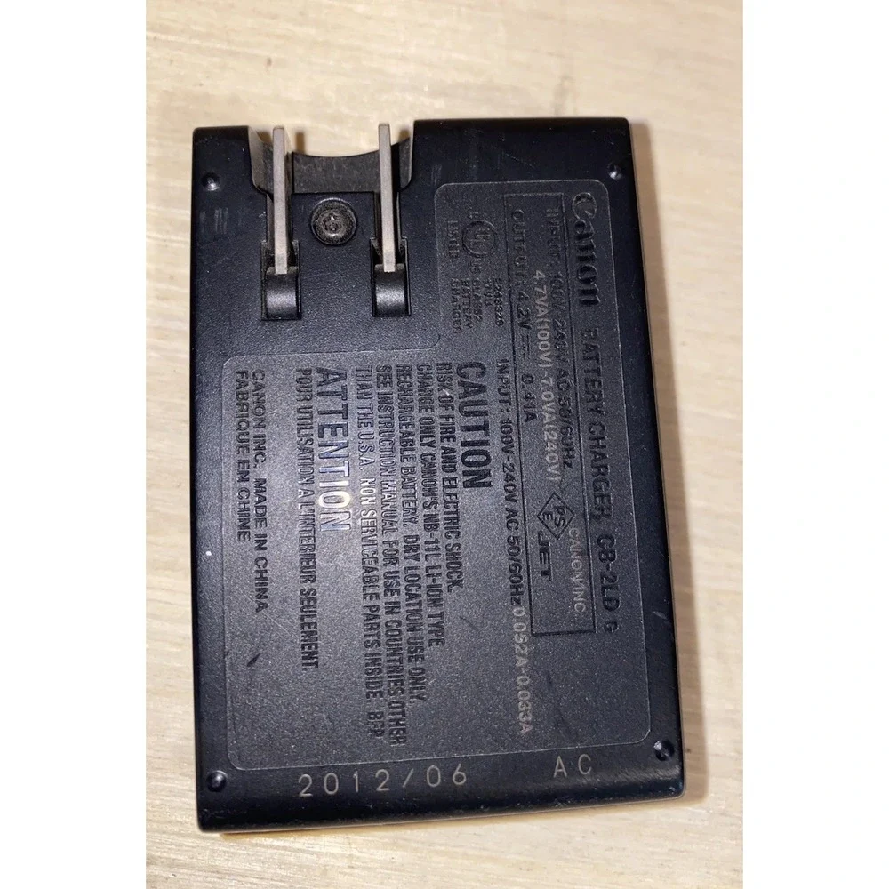 Genuine OEM CANON A2400 A2600 A3400 A4000 A4050 IS BATTERY CHARGER CB-2LD CB-2LF
